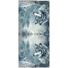 PODUSZKA 45X45 - WINTER WOLF WZ. 2 - welur tapicerski - zestaw do uszycia