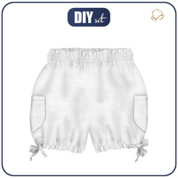 KID`S PUMPY SHORTS - WHITE - sewing set
