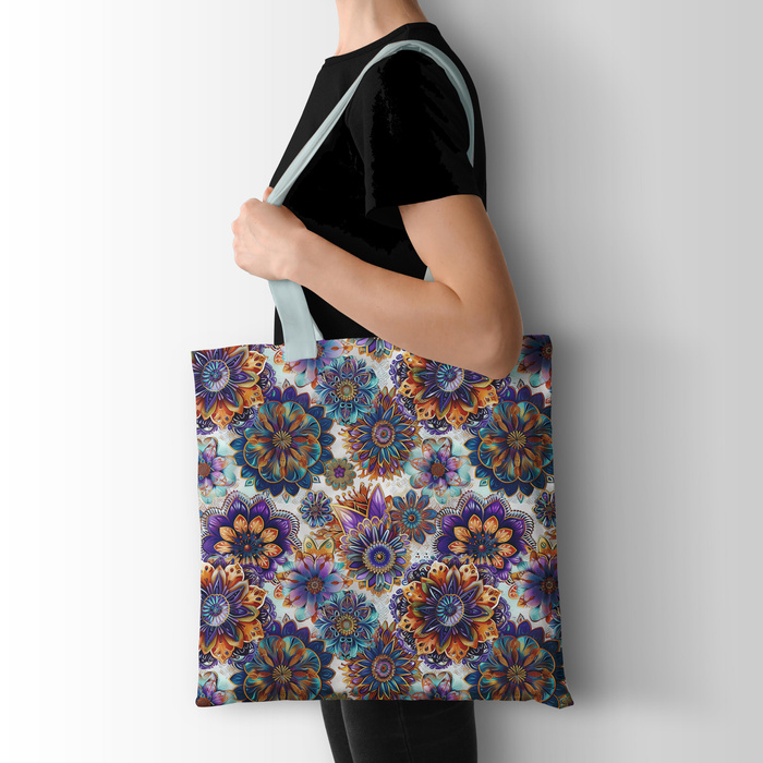 COLORFUL MANDALA pat. 5 - Linen 100%