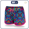 Damen Badeshorts -  GLASMALEREI m. 2 XL