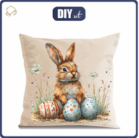 KISSEN 45x45 - HAPPY EASTER wz.4 - Velours - Nähset