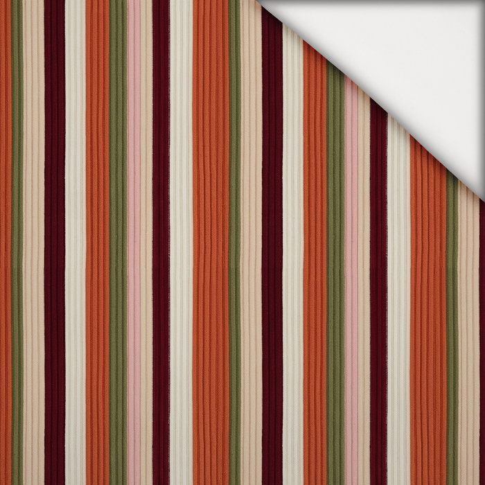 RETRO GEOMETRIC WZ. 13 - light brushed knitwear