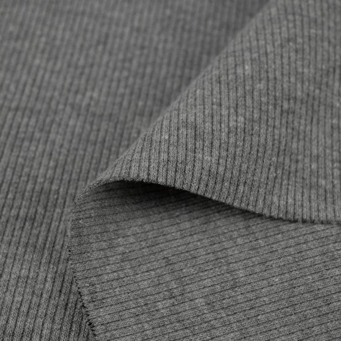 Rib Jersey fabric Unicolour - ECO MELANGE (D-190)