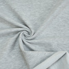 Brushed cotton fleece knit with elastane - MELANGE LIGHT GREY