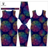 PENCIL DRESS (ALISA) - MANDALA pat. 4 - sewing set L