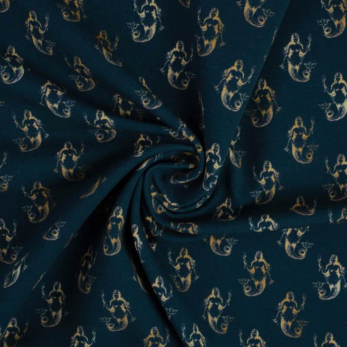 GOLDEN MERMAIDS (GOLDEN OCEAN)  - single jersey 