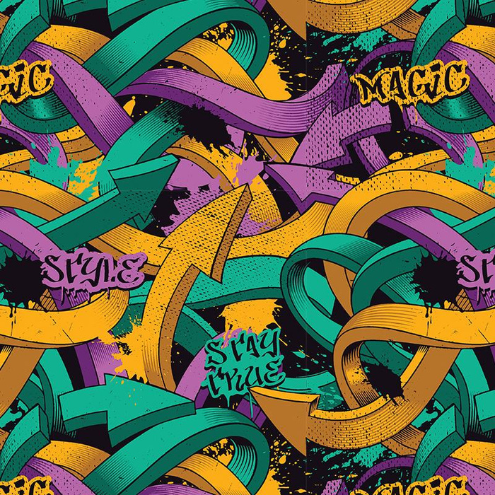 STREET STYLE PATTERN NO. 5 - Cotton woven fabric