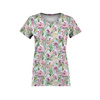 FLOWERS 3D PAT. 8 / lime cream