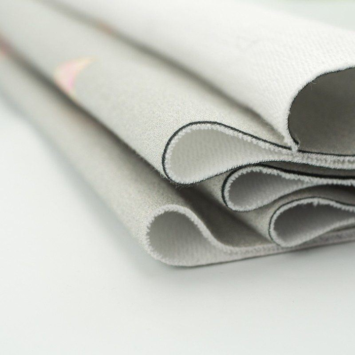 OWL / Hearts -  panel looped knit 