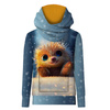 UNISEX HOODIE (HYDRA) - ANIMATED HEDGEHOG - sewing set (122/128)