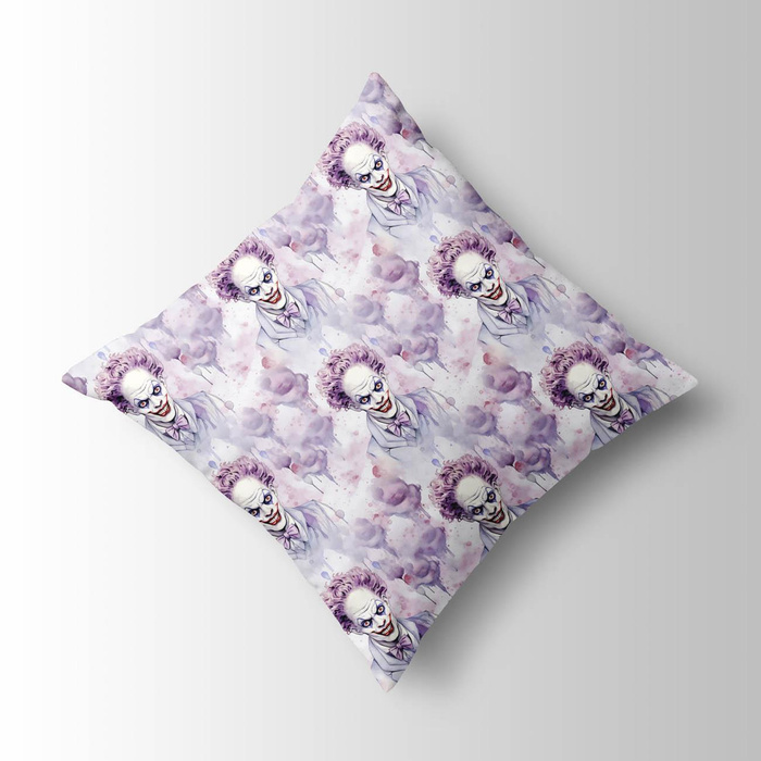 PASTEL HORROR CLOWN PAT. 1 - Cotton woven fabric