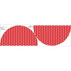 Tellerrock-Panel - RED POLKA DOTS