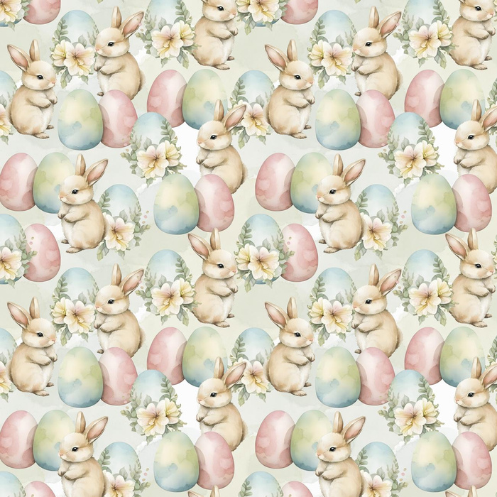 BUNNY EASTER VZ. 2 - Tkanina na ubrusy