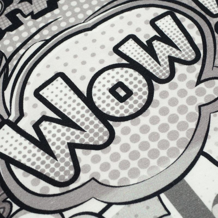 COMICS (black-white) - single jersey with elastane TE210