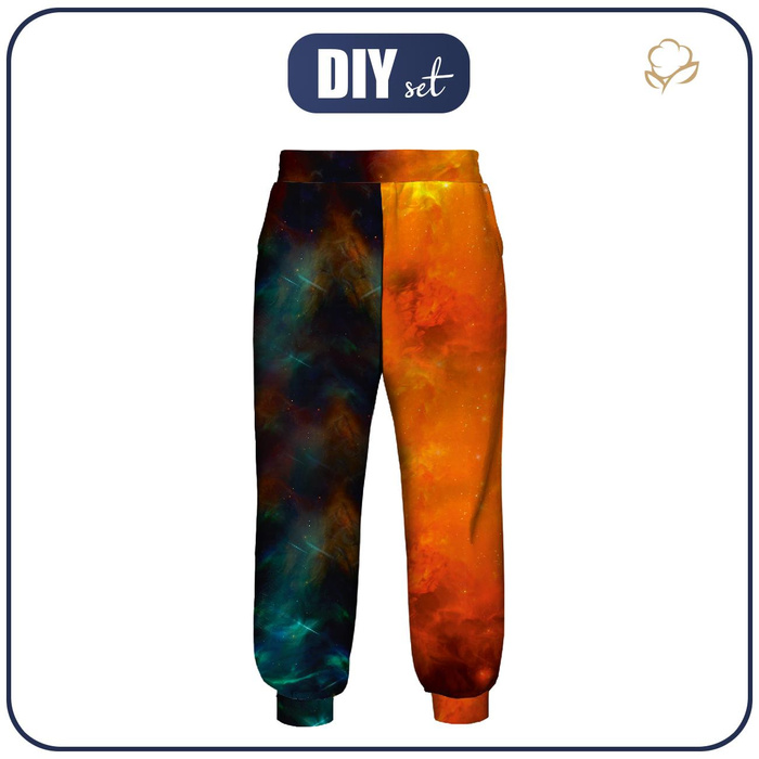 KID'S JOGGERS (ROBIN) - GALACTIC - sewing set (146/152)