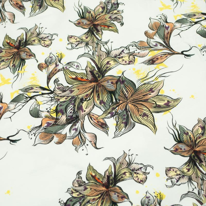 KWIAT WANILII - single jersey z elastanem TE210