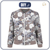 DÁMSKA BOMBER BUNDA (KAMA) - LUXE BLOSSOM vz. 2 - Sada šití M
