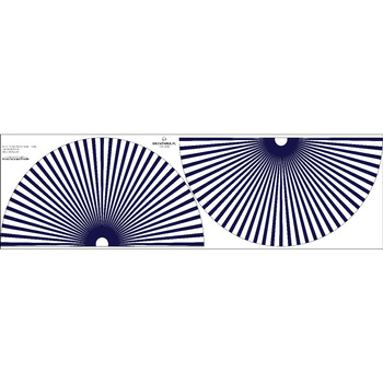 STRIPES - circle skirt panel