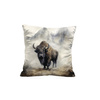 POLŠTÁŘ 45x45 - WATERCOLOR BISON - Sada šití