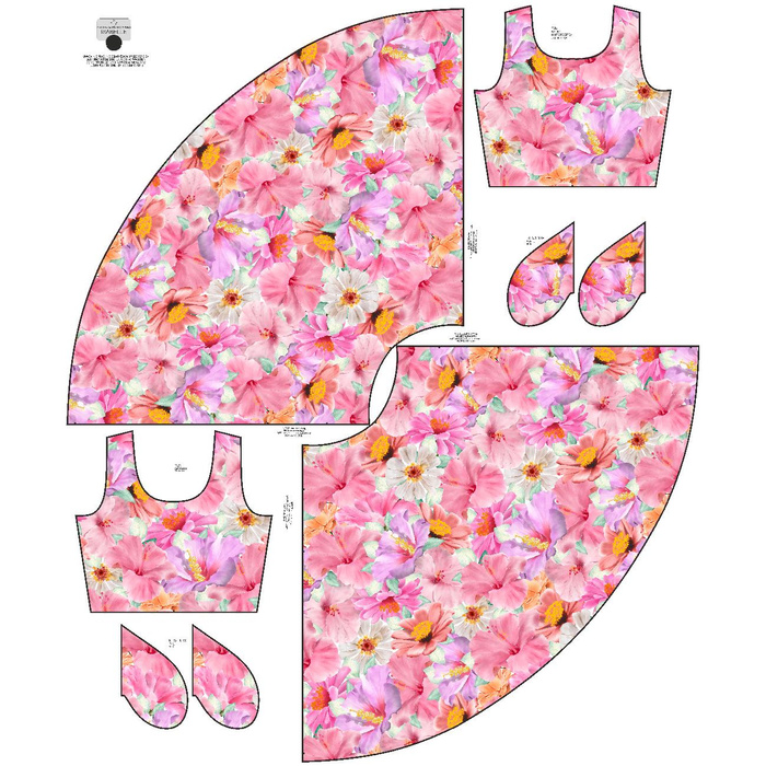 DRESS "ISABELLE" - ALCEAS - sewing set L