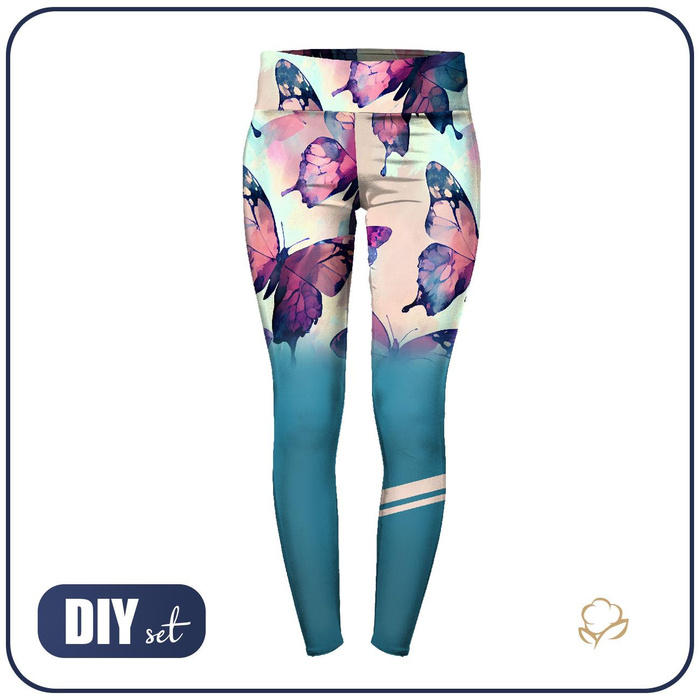 SPORTLEGGINGS - BUTTERFLY M. 5 - Nähset - XS