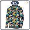 MEN’S SWEATSHIRT (OREGON) BASIC - CAMOUFLAGE COLORFUL pat. 2 - sewing set L