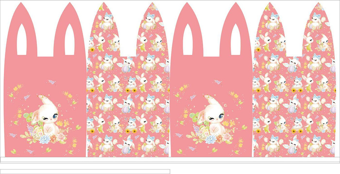 Gift pouches - BUNNY PAT. 1 (CUTE BUNNIES) - SMALL