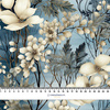 WINTER FLOWERS WZ.5 - Jersey wiskozowy