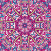 COLORFUL MANDALA pat. 3 - Slub Weave 