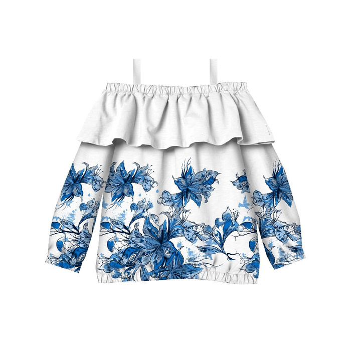 BLUZKA HISZPANKA VIKI - WYKRÓJ PAPIEROWY