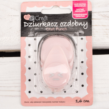 Dekorační děrovačka 1,6 cm smajlík