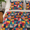 Batik Quilt wz. 4 - brushed knitwear with elastane ITY