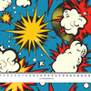 RETRO COMICS PAT.4 - lycra 300g