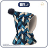 Kid’s hood cap sewing set  - geometric wz.2