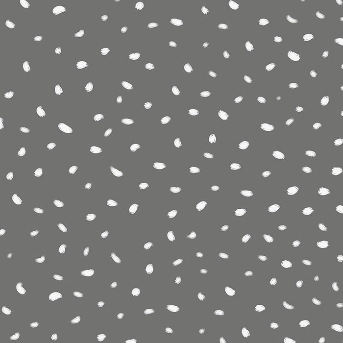 WHITE TRACES / dark grey (MAGICAL CHRISTMAS FOREST)- Upholstery velour 