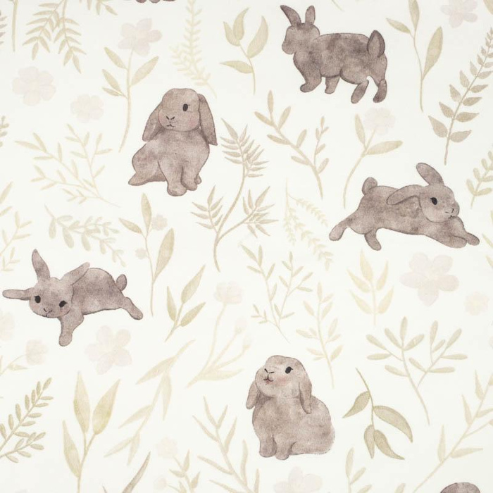 GREY BUNNIES pat. 1 (PASTEL BUNNIES) - softshell