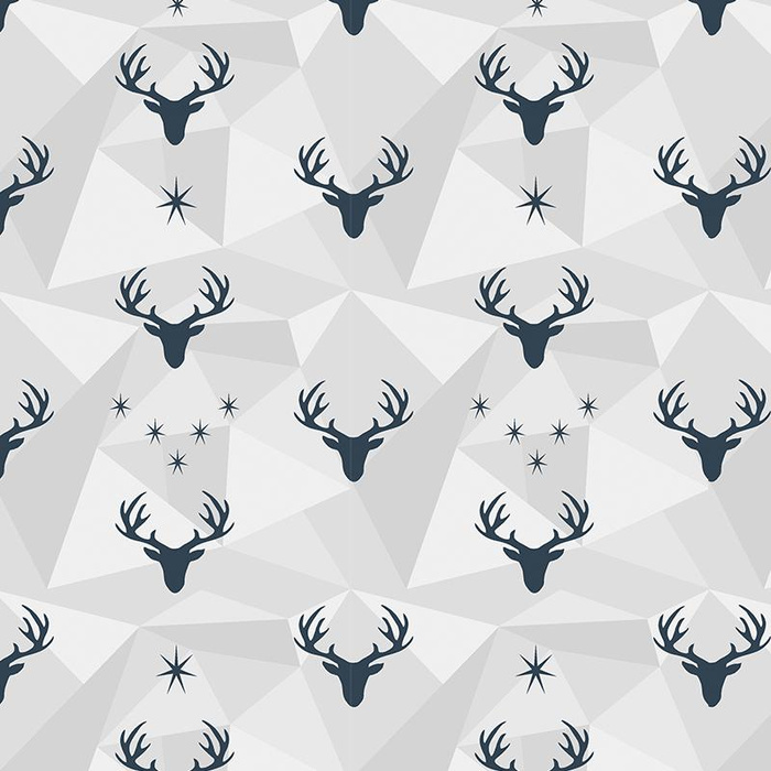 DEERS (adventure) / grey - Hydrophobic brushed knit