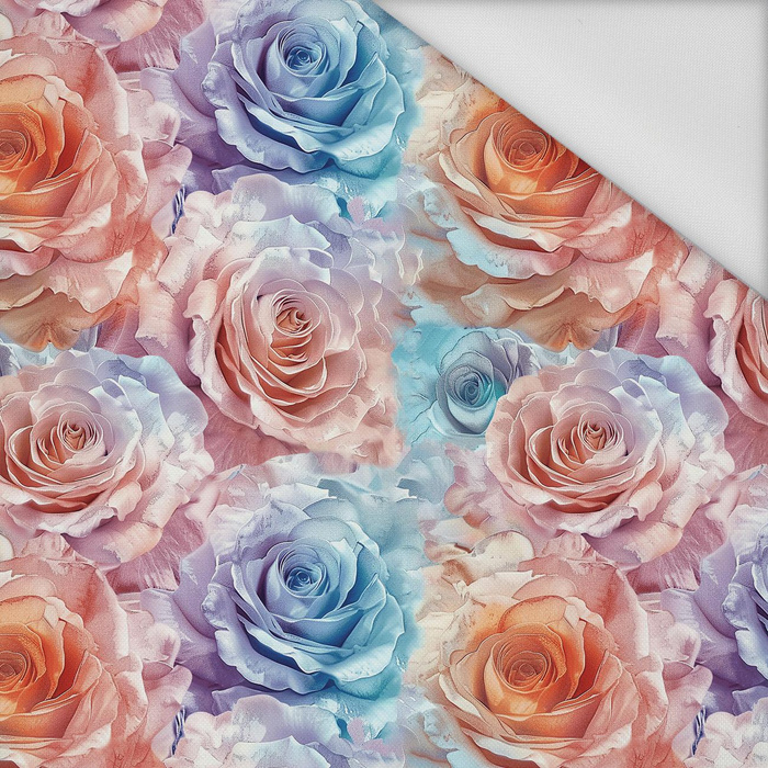 PASTEL FLOWERS WZ.8 - Waterproof woven fabric