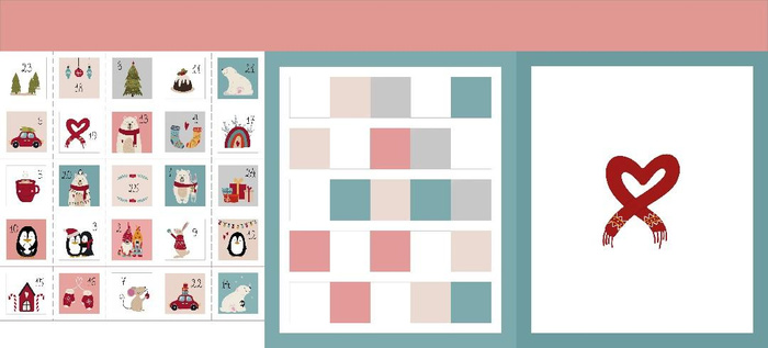 ADVENTSKALENDER - BLAU