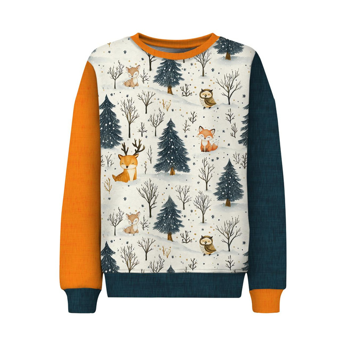 KINDER SWEATSHIRT (NOE) - WINTER ANIMALS M.2 - Nähset