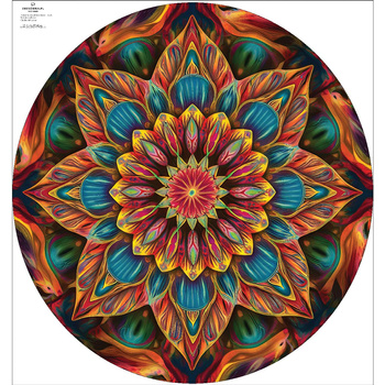 COLORFUL MANDALA vz.6 - panel pro kruhovou sukni D