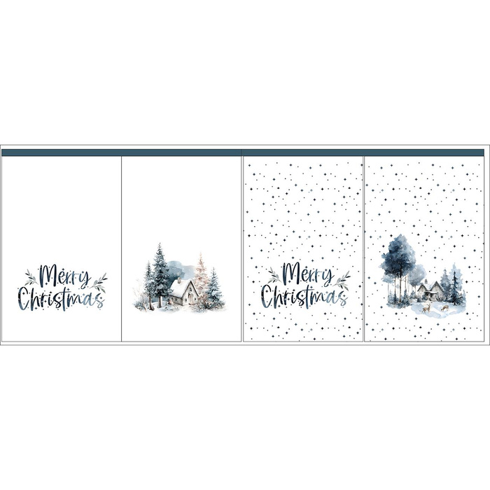 Geschenkbeutel - CHRISTMAS HOUSE - Nähset - groß