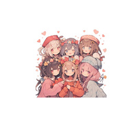 ANIME FRIENDS M. 2 - Panel (75cm x 80cm) Sommersweat