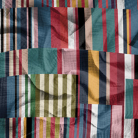 RETRO GEOMETRIC WZ. 2 - Mušelín bavlněný