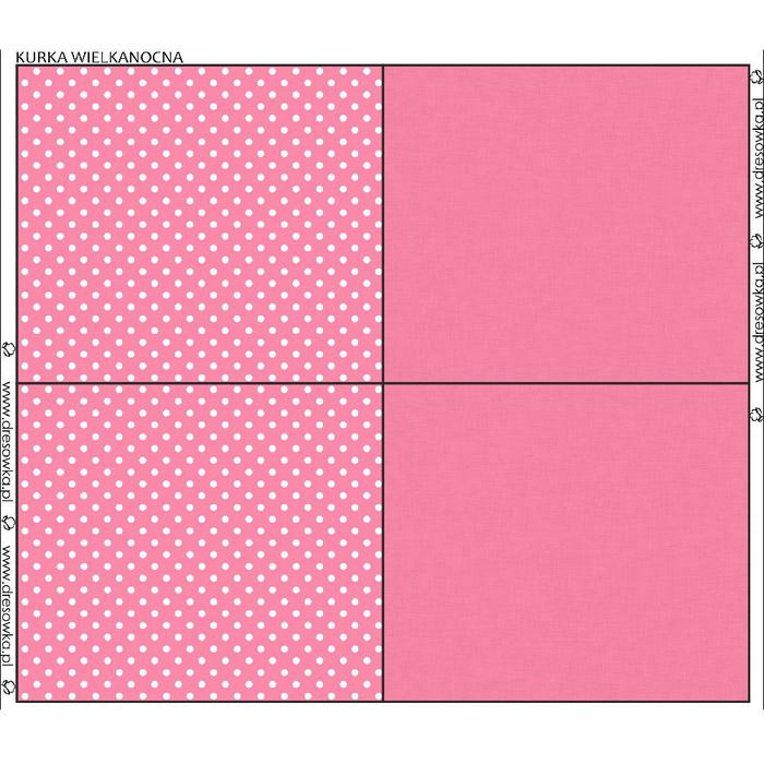 Kurki - KROPKI / RÓŻOWY