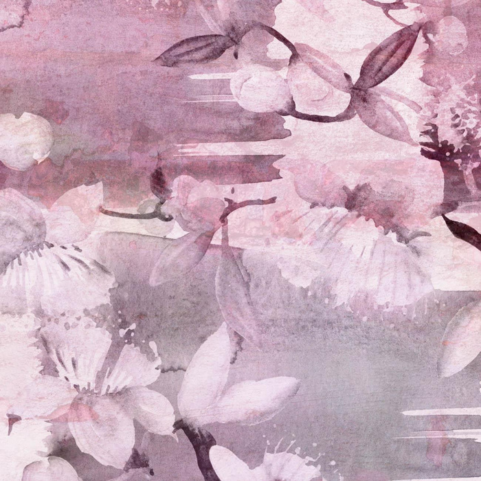 PINK PARADISE WZ. 1 - looped knit fabric