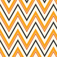 HALLOWEEN WIDE ZIGZAG / pumpkin
