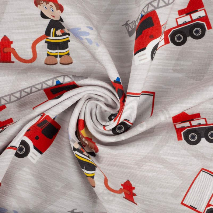 FEUERWEHR / Leiter - bio single jerset mit Elastan TE210 Sommersweat