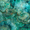 alcohol ink wz.7 TEAL - single jersey 