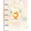 DUCKIE RAIN WZ. 5 - panel (60cm x 50cm) SINGLE JERSEY